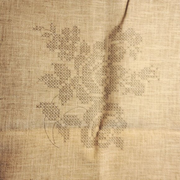 Rico Design Embroidery Tablecloth Kit 69900 Beige Stamped Cross Stitch Linen - Picture 14 of 16